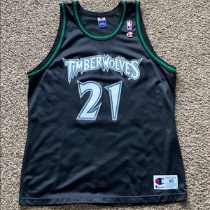 Vintage Minnesota Timberwolves Champion Jersey